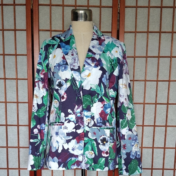 Floral Women's Jacket - Picture 1 of 4